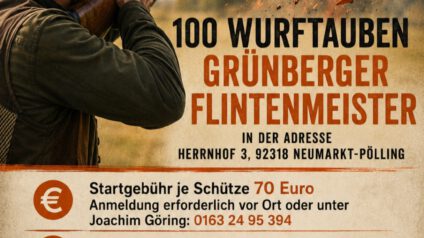 Grünberger Flintenmeisterschaft am 12.09.2026 um 8.30 Uhr