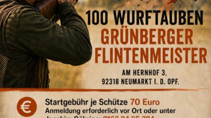 Grünberger Flintenmeisterschaft am 12.09.2026 um 8.30 Uhr
